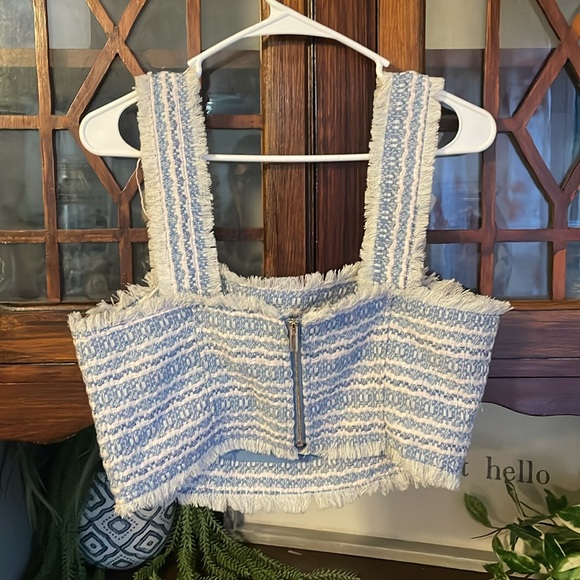 House of Harlow NWT 1960 Tweed Skirt Skort & Top Two Piece Set Size 10 - Picture 8 of 11